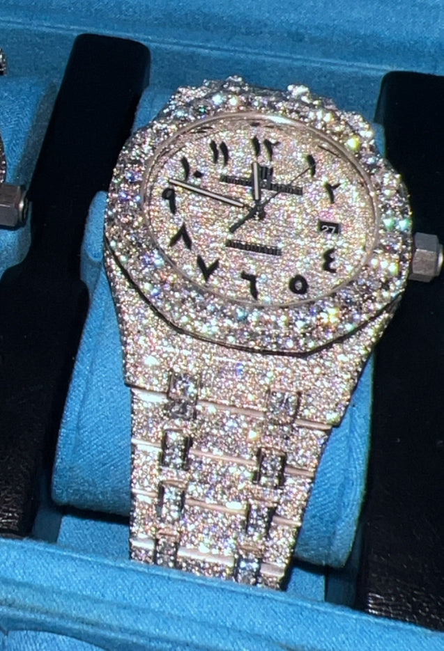 Iced Watch "White Gold" Arabic Dial