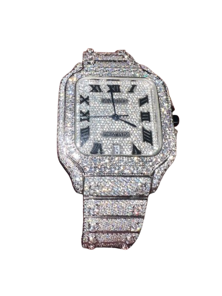 Iced Watch "White Gold"