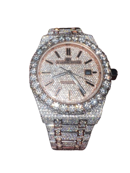 Iced Watch "Rose Gold"