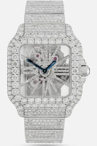 Iced Skeleton Watch